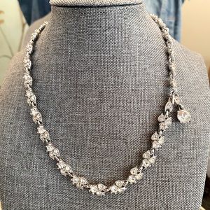 Bogoff signed rhinestone choker in excellent used condition